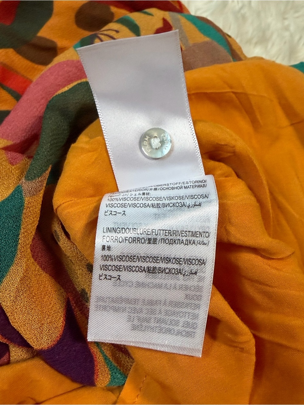 NWT Farm Rio Golden Jungle Maxi Dress - Size Large - Picture 8 of 8